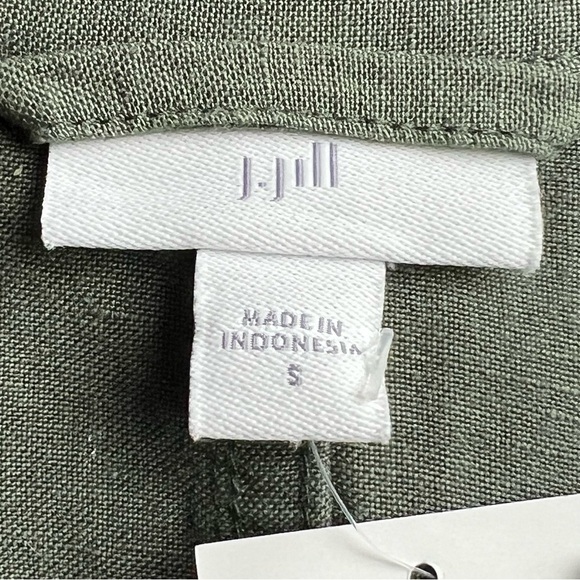 J.JILL Linen & Rayon Safari Jacket S - Picture 6 of 9